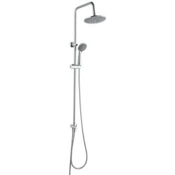 Columna de Ducha sin Grifo K2O Chillout Cascade 96,5cm de Acero Inoxidable con Rociador y Ducha de Mano con 3 Posiciones