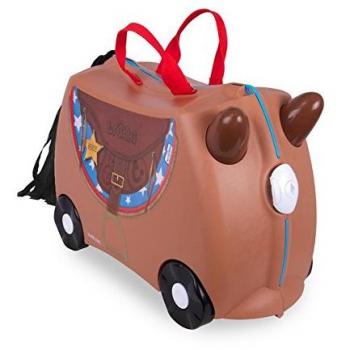 Trunki Ride-on Suitcase Equipaje infantil 0183-GB01, 46 cm, 18 L, Marrón