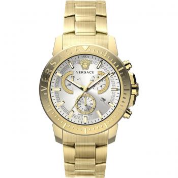 Versace New Chrono Chronograph Watch Urban Sporty, Yellow male, Size: ONE SIZE