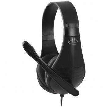 Esperanza EH209K Auriculares Diadema con Micrófono Negro