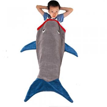 Tiburón Manta cola para niños, Super suave y cómodo edredón saco de dormir sofá sala de estar todo el año, ideal para cumpleaños, Navidad y Regalos de vacaciones para niños