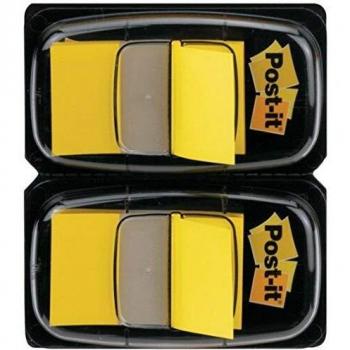 Post-It 680-Y2 - Pack de 2 marcadores index, 25.4 x 43.1, multicolor