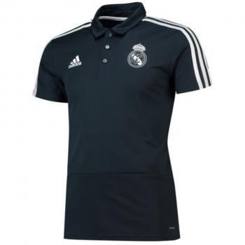 adidas Real, Polo para Hombre, Hombre, CW8641, Tech Onix/Nero/Core White, X-Large