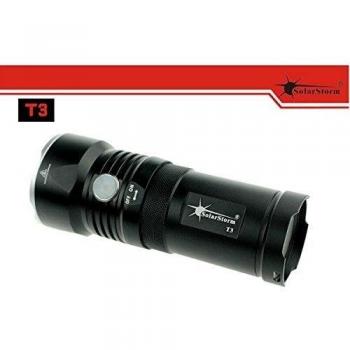 Solarstorm T3 3 x XM-L U2 2700LM 4-Mode LED Linterna Lámpara 3 x 18650