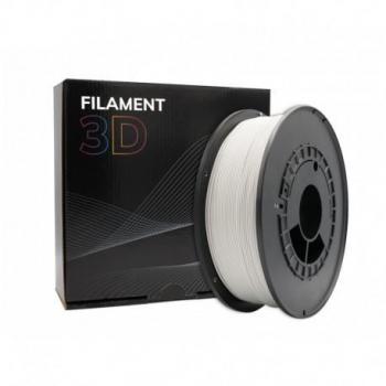 Filamento 3D PLA - Diámetro 1.75mm - Bobina 1kg - Color Gris Claro