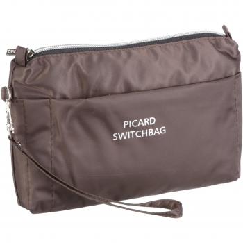 Picard Switchbag 7838 - Neceser de nailon para mujer, color marrón, talla 20x15x3 cm