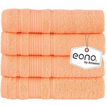 Eono by Amazon, Juego de 4 Piezas de Toallas de baño
