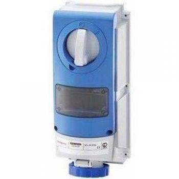 Toma de corriente con enclavamiento Gewiss 2P+E 16A IP66 230V