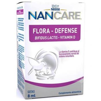 NANCARE Flora-Defense Vitamina D y Probióticos 8 ml Gotas