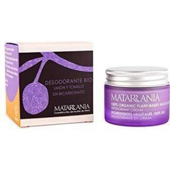 Matarrania Organic Deodorant Cream 30 ml Lemon Thyme Baking Soda Free