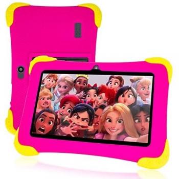 Tablet Niños, Android 10.0 Tablet 7 Pulgadas, 2GB RAM 32GB ROM Pantalla Táctil HD WiFi Cámara Dual, Funda a Prueba de niños Aprendizaje Educativo Control Parental Google Certified Playstore