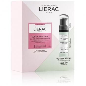 Lierac Supra Radiance Gel-Crema Renovadora Anti-Ox 50ml + Mousse Limpiadora Iluminadora 150ml Pack