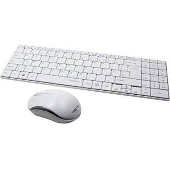 LogiLink ID0109 - Set de Teclado y ratón (Blanco)