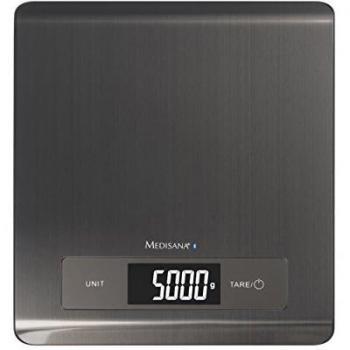 Medisana 40474 Báscula de cocina, plateado oscuro