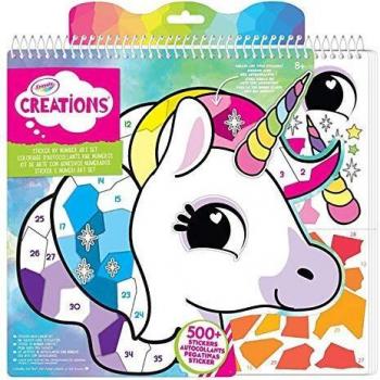 CRAYOLA Kit DE Arte con Adhesivos NUMERADOS