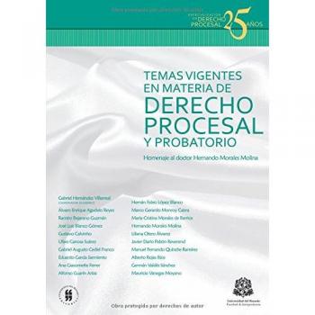 Temas vigentes en materia de derecho procesal y probatorio