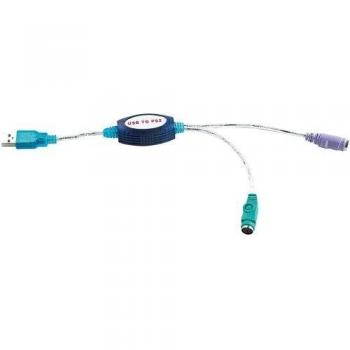 C-Enter USB-PS/2-adaptador para portátil y PC