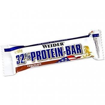 Weider 32% Barritas de Proteínas Chocolate - 4 Paquetes de 60 gr - Total: 240 gr
