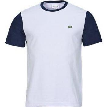 Camiseta regular fit de punto con diseño color block para hombre Lacoste