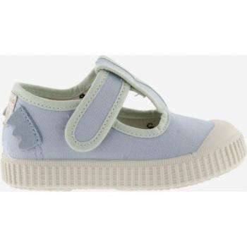 Sandalias cerradas de lona para niños con diseño de animales, tira adherente y puntera de goma