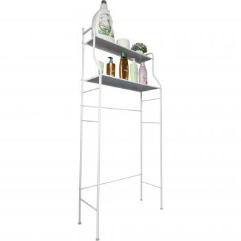 Estantería Multiuso sobre Lavadora 2 Alturas Blanca Nyana Home 152x68x25