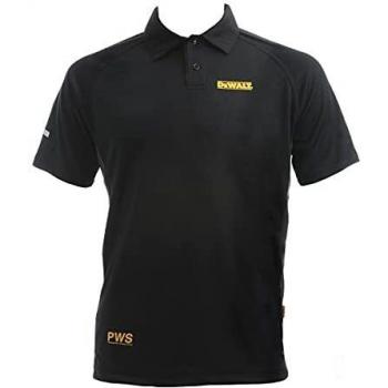 Polo de Manga Corta Dewalt Negro Talla M