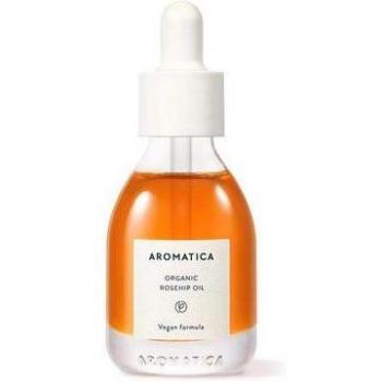 AROMATICA Organic Rosehip Oil 30ml - Cosmetics, 2024 Version, Nourishing, Moisturizing, Skin Repairing, Natural Ingredients