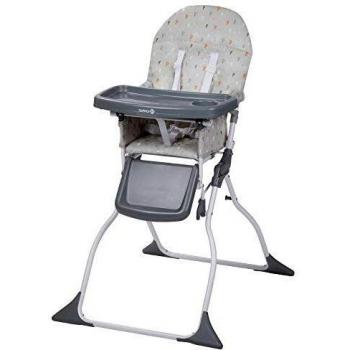 Safety 1st Keeny Trona evolutiva, Trona bebé compacta, plegable adecuada para espacios pequenos, ajustable crece con el niño, 6 meses - 3 años, color Warm Grey