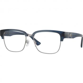 Versace VE3348 5292 Men's Eyeglasses Blue Size 55 (Frame Only) - Blue Light Block Available