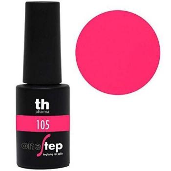 Thader Th Pharma - Esmalte de Uñas Permanente Step One/Pintauñas Permanente Brillo Infinito, Cobertura Total de Larga Duración y de Rápido Aplicado, Nº105, 6 ml