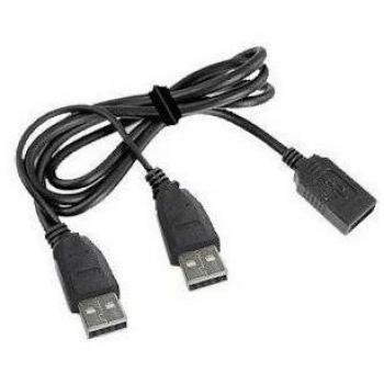 CableXpert CCP-USB22-AMAF-3 - Cable de extensión USB 2.0 A macho a hembra de 0,9 metros
