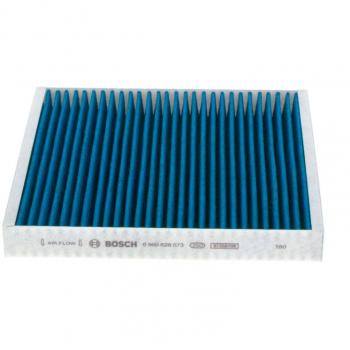 Filtro de habitáculo BOSCH A8573, eficaz contra gases malolientes, virus, moho, partículas finas y alérgenos, incluye tecnología FILTER+pro antibacterias