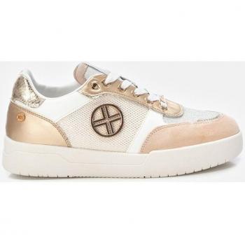 Zapatilla Xti Mujer 140968 Blanco Cordón Vegano Glitter