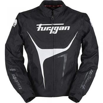 Furygan Oggy Chaqueta, Hombre, Noir-Blanc, L