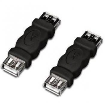 Assmann Electronic AK-300503-000-S Adaptador de Cable USB A/F Negro - Adaptador para Cable