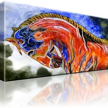 Kunst auf Leinwand impresión artística, 1-Teilig: 80x45 cm