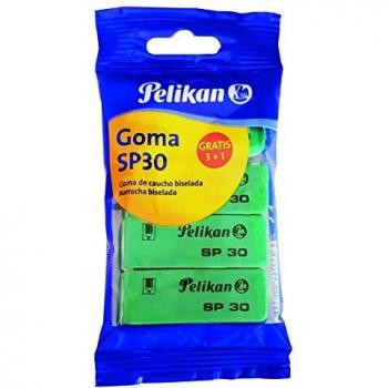 Pelikan E0000013 - Pack de 4 gomas de borrar