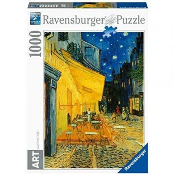 Ravensburger Puzzle 1000 Piezas, Van Gogh: Caffé De Noche, Arte, para Adultos, Rompecabezas de Calidad