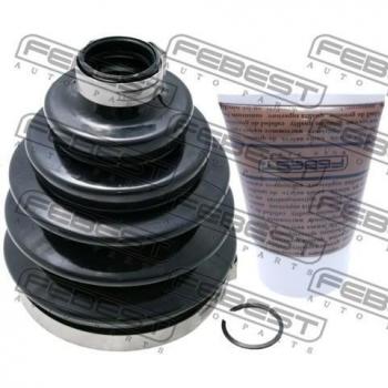 FEBEST CV-joint boot 2217P-SPOR - Juego de fuelles, árbol de transmisión, compatible con diversas marcas y modelos de vehículos, fabricado en material resistente al desgaste, incluye dos fuelles y abrazaderas para una instalación segura