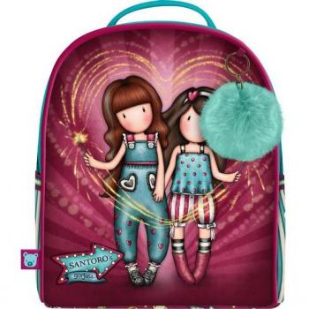 Mini Mochila Gorjuss Fairground 'Fireworks' - Safta 20x22x10cm