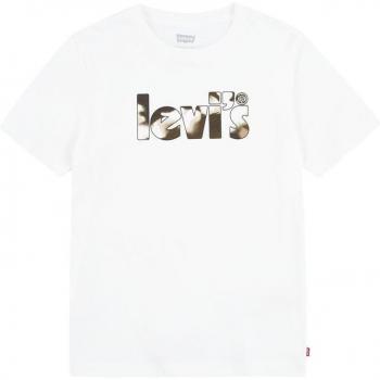 Levi´s ® Kids Camiseta Manga Corta Cuello Redondo Ancho Camo Poster Logo