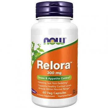 Now 300mg Relora 60 Veg Cápsulas 60 g
