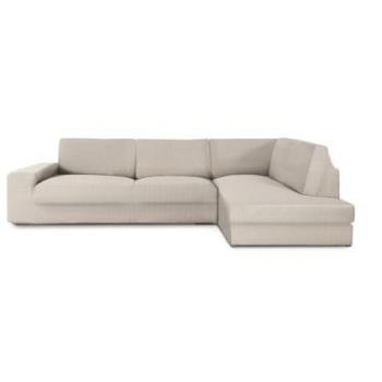 Funda Chaise Longue Bielástica Jaz con Respaldo Derecho Beige 110 x 120 x 500 cm