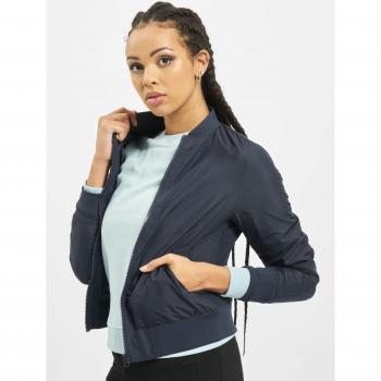 Urban Classics Women's Navy Blue Light Bomber Jacket
