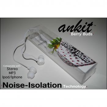 Ankit Berry Bud In-ear Earphones - White