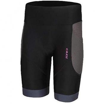ZONE3 Women's Aquaflo Plus Pantalones Cortos, Negro/Gris/Neón, Extra-Small para Mujer