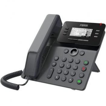 Teléfono IP Fanvil V62 con pantalla LCD de 2.7 y 6 líneas, color negro, con Wifi