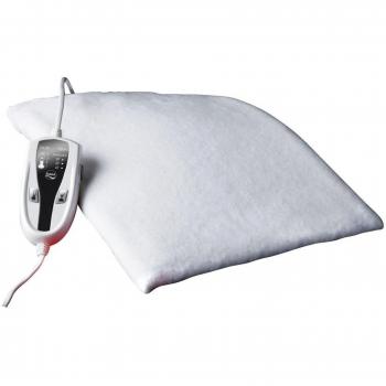Daga N4 Textil Class - Almohadilla Térmica, 120W, 4 Temperaturas, Autoestop 8h, 3 Tiempos Programables, Autotest, Calentamiento Rapido, 100% Algodon, color Blanco, 70x46