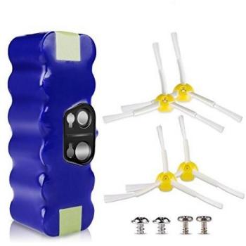 morpilot Batería de Reemplazo 14.4V 4050mAh Extendida Vida de 1000 Ciclos Compatible con 500 600 700 800 Series, con Accesorios para 500 600 700 800 Series