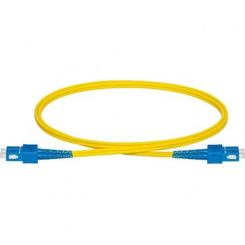 Cable de Fibra Óptica Monomodo SC-SC OS2 1m Amarillo